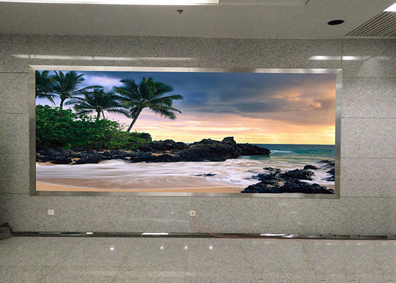Innen- farbenreiche geführte Anzeige P2 Druckguß Aluminium-640*480mm