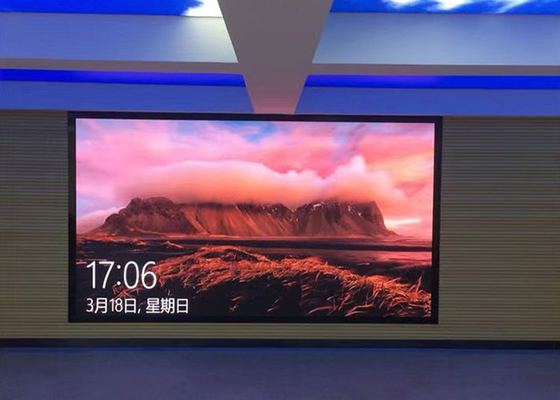 Pixel-Neigung P1.86 RGB führte Innen-LED Videofeine wand-640*480 Anzeigen