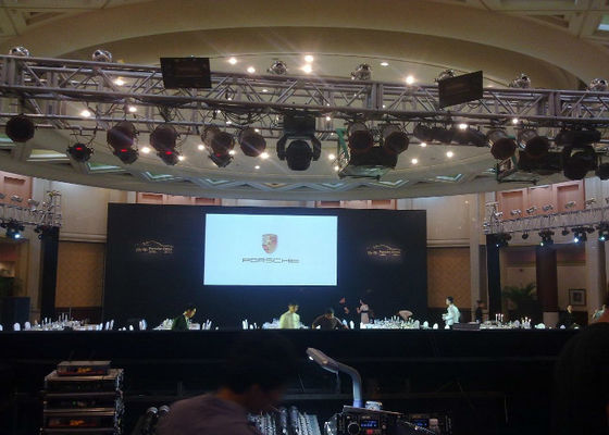 RGB geführte die Anzeige des Druckguss-P2.5 HD, die für Stadiums-Hintergrund, 2 Jahre Garantie-Innen ist