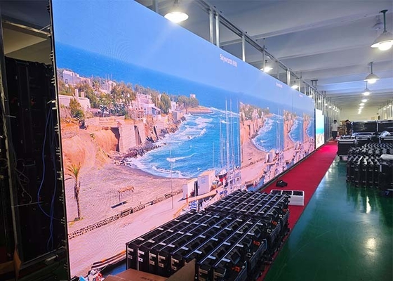 Hochauflösende P1.56 Gob LED Videowand für große Festivalveranstaltungen Programmunterstützung