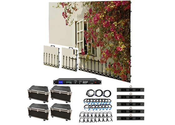 Bühnenvermietung LED-Bildschirm P1.95 P2.6 P2.97 P3.91 500*500mm Festverbindungsmodul