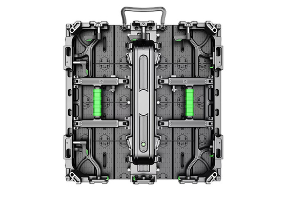 LED-Anzeige in geschwungener Form in Ecke Videowand