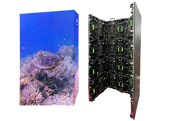 P1.95 P2.5 P2.6 P3.91 Rechtwinkel LED-Display 250*250mm Modulgröße Festverbindung