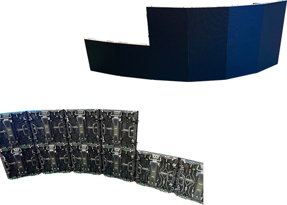 P1.95 P2.5 P2.6 P3.91 Rechtwinkel LED-Display 250*250mm Modulgröße Festverbindung
