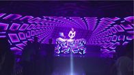 Geführter Schirm SMD farbenreicher DJ Innenstand, P5 führte DJ-Fassade für Nachtklub-Stange