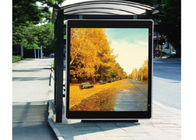 Farbenreicher geführter Bushaltestelle-innovativer Leuchtkasten-Laternenpfahl der Anzeigen-P3.91 im Freien