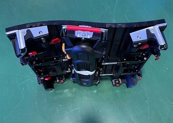 IP43 Indoor P2.9 Rental Led Screen, 7680 Auffrischungsrate beweglicher und gebogener Hintergrund für Bühnenveranstaltungen