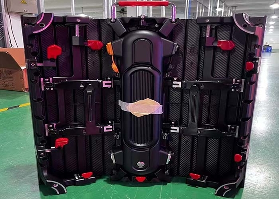 IP43 Indoor P2.9 Rental Led Screen, 7680 Auffrischungsrate beweglicher und gebogener Hintergrund für Bühnenveranstaltungen