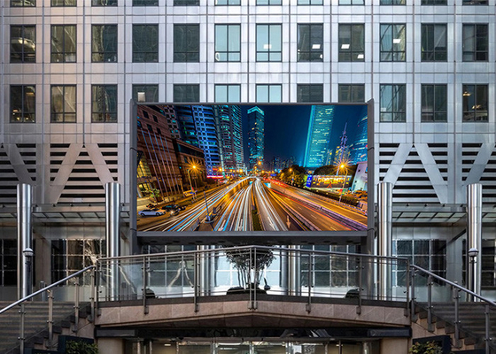 Außen LED-Digitalschilder an der Wand/Säule 110-240v AC City Street
