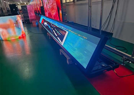 P4 Hochhelligkeit Elektronische Werbung im Außenbereich Bildschirm Front Flip Box