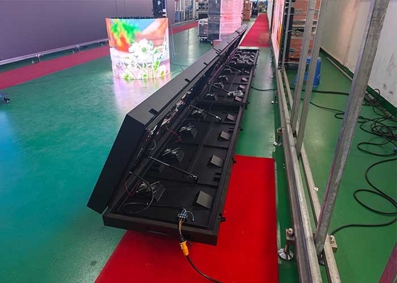 P4 Hochhelligkeit Elektronische Werbung im Außenbereich Bildschirm Front Flip Box