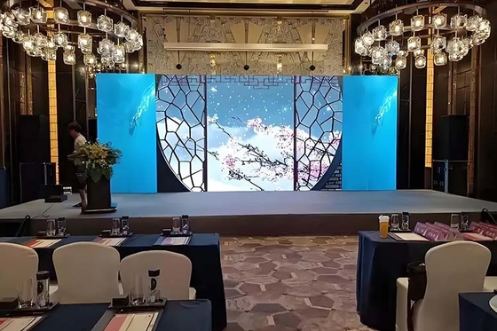 P2.9 Indoor-Stage-LED-Bildschirm mit geringer Leistung für Theater- und Gewerbevermietungen
