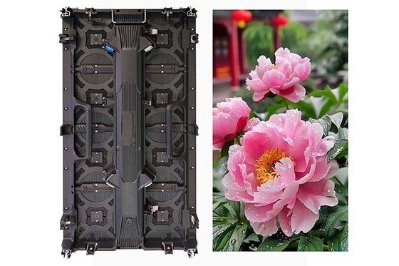 P4.8 HD Leih-LED-Bildschirm 16-Bit Graustufen 7680Hz Auffrischungsrate für dynamische Bühnen- und Einzelhandelsbildschirme