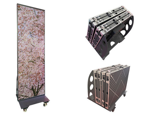 Folding Poster LED Screen 60cm Height Convenient Small Space Light Weight